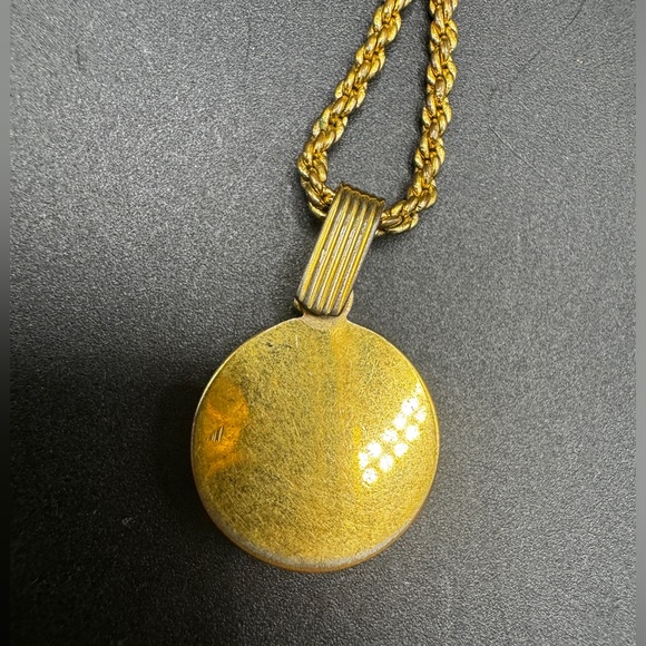 LOT 1569 18K gold plated Christian Dior vintage necklace - Picture 8 of 9